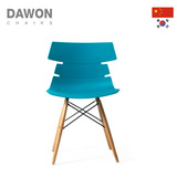 现代北欧式宜家新中式餐椅设计师塑料椅子办公椅简约休闲椅咖啡椅