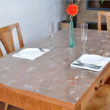 加厚pvc软质玻璃餐桌布 防水磨砂透明茶几垫塑料台布胶垫水晶板