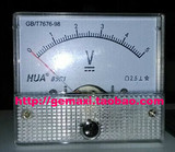 指针式直流电压表头DC0-5V DC直流指针表 85C1电表