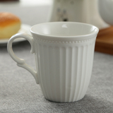 巴洛克宫廷欧式浮雕陶瓷个性创意马克杯水杯咖啡牛奶杯水杯星巴克