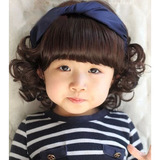 新款假发儿童女宝宝发箍假发配饰婴幼儿头箍小孩假发发卡帽子头饰