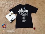 【BOBO】Stussy World Tour Tee 经典世界巡游 短袖T恤 黑白