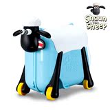 正版小羊肖恩 儿童玩具 骑行旅行箱包  登机拉杆箱 收纳箱子书包