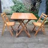 楠竹折叠桌子折叠小方桌可折叠餐桌书桌麻将桌茶桌简易便携式实木