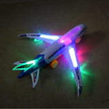 批发飞机空中巴士客机模型A380 万向轮音乐灯光儿童电动玩具