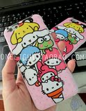 日本粉色蛋筒布丁玉桂狗kitty苹果iphone6/6plus手机保护外壳