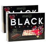 Meiji明治钢琴黑巧克力120g*2日本进口零食糖果黑巧克力浓郁香味