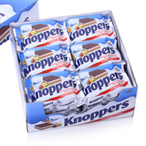 德国knoppers牛奶榛子巧克力威化饼干24包家庭分享装