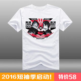 【SODEPP】蝙蝠侠大战超人BVS漫画海报T恤衫男全棉短袖夏装圆领