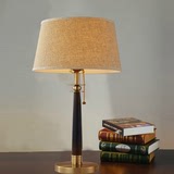 包邮欧美式落地台灯简约个性复古客厅书房装饰灯卧室床头LED灯具