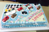 上海麦德香宝宝双满月10周岁生日蛋糕庆典创意卡通蛋糕汽车总动员