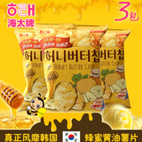 韩国薯片进口零食海太蜂蜜黄油薯片土豪土豆片脆片休闲食品60g*3