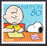 特价促销日本2015年卡通动漫信销票1枚保真外国邮票rb034