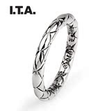 ITA单身戒指男生女生小指尾戒时尚细圈指环日韩个性复古钛钢戒指