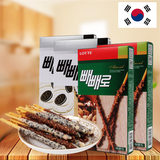 包邮韩国进口零食品乐天巧克力棒组合奥利奥杏仁白黑巧克力棒4盒