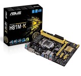 顺丰Asus/华硕 H81M-K 台式机电脑主板LGA1150 M-ATX USB3.0 SATA