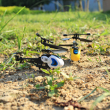 机儿童无人机飞行器模型玩具迷你遥控飞机耐摔充电小型合金直升飞