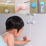 十个装 宝宝抽屉锁儿童安全锁扣婴儿防护防夹手冰箱橱柜马桶柜门