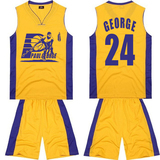 打出名堂 步行者保罗乔治球衣男子篮球服套装团队DIY定制印字印号
