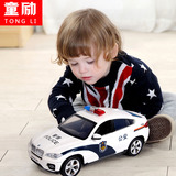 遥控警车男孩儿童玩具车遥控车充电 大型遥控汽车玩具漂移车模型