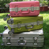 日默瓦拉杆箱铝框万向轮密码箱20 28寸登机箱新秀丽旅行箱行李箱