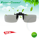 RealD飞迪欧电影院3D电视通用高档近视夹片偏光3D眼镜工厂批发