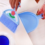 一件包邮振兴桌面扫地板清洁刷小扫帚除尘刷 带小簸箕学生用刷