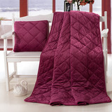 全棉天鹅珊瑚绒抱枕被靠垫被两用被子空调枕头创意靠枕被特价包邮