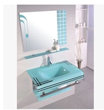 钢化玻璃洗脸盆挂墙面盆浴室柜组合卫生间玻璃台盆洗手台盆特价