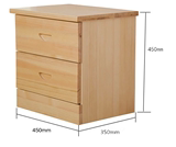 特价包邮实木床头柜现代简约卧室松木床头柜2门抽拉储物柜床边柜