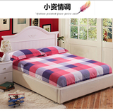磨毛床笠单件防滑加厚床罩席梦思保护套床垫套1米5 1米8床单人床