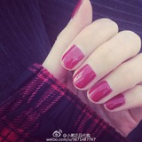 小熙 韩国stylenanda正品3CE水性指甲油RD03紫红玫瑰色 显手白