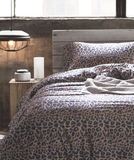 美式豹纹纯棉四件套 全棉60支贡缎长绒棉被套 床单床上用品1.8m