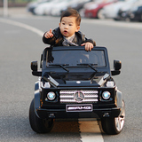 奔驰儿童电动车带遥控双驱四轮 越野玩具电瓶汽车可坐人男孩礼物