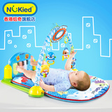 纽奇 婴儿玩具健身架宝宝0-1岁游戏毯儿童3-12个月新生儿音乐玩具