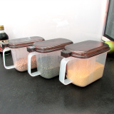日本进口塑料调味罐套装调料盒创意储物瓶罐厨房用品收纳盒包邮