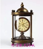 古玩杂项老铜机械钟表古董座钟创意钟表西洋钟表摆设仿古钟表批发