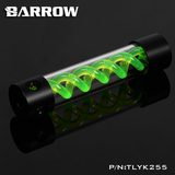 BARROW T病毒水冷圆柱 绿色 螺旋悬浮水箱 255mm 侧孔/顶孔