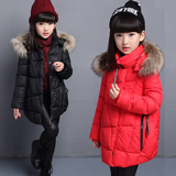 儿童装2015冬装新款女童棉衣韩版休闲外套羽绒棉衣外套中大童开衫