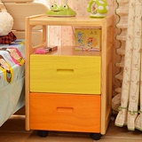实木床头柜简约现代小迷你儿童收纳储物柜子创意卧室边柜
