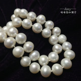 天然珍珠项链9-10mm 正圆 强光高性价送妈妈礼物