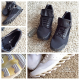 现货[意大利代购]Adidas X Rick Owens 限量春夏新款拼接运动跑鞋