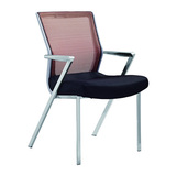 时尚电脑椅职员椅家用人体工学办公椅网布椅现代会议椅不锈钢椅子