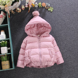 韩版童装女童冬装2015女宝宝外套1-2-3岁儿童棉衣棉袄加厚保暖