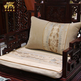垫新中式圈椅罗汉床红木椅垫古典沙发坐垫加厚海绵定做防滑实木坐