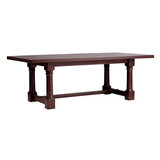 树之园 美式实木家具 高端定制 现代美式Spencer长方形餐桌110478