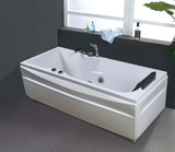 厂家直销长方形单人独立式嵌入式1.5米1.7米冲浪按摩浴缸普通浴缸