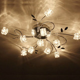 玻璃灯LED个性灯现代简约时尚浪漫室内灯客厅吸顶灯温馨卧室灯具