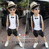 最新款英伦格格儿童摄影服装韩版6-7岁男孩艺术写真拍照服装批发