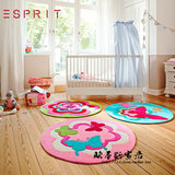 ESPRIT 地毯手工儿童卡通地毯 女孩房圆形地毯